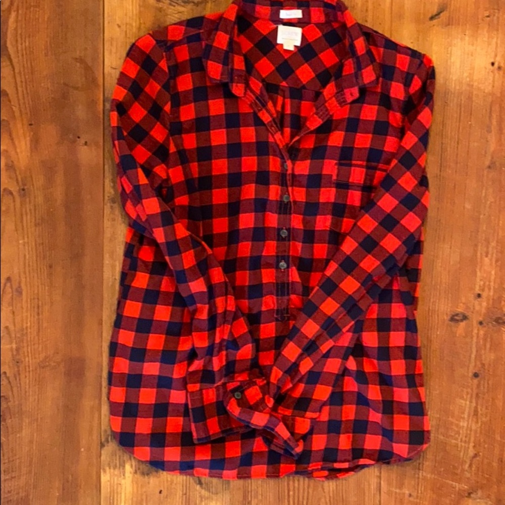 Half button down